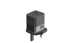 Adaptateur de chargeur GaN 35W Câble Type-C rétractable Charge rapide Chargeur mural USB Chargeur de voyage Pliable Multi-prises Certifié CE PD QC3.0