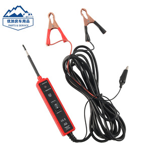 Car <b>Diagnostic</b> <b>Tool</b> Battery Tester 12V Red Analog Voltage Polarity Checker For Automotive Electrical System Testing - Product Image 1
