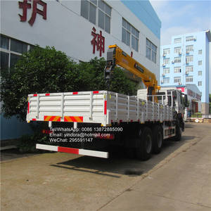 10 roues télescopiques 8 tonnes 10 tonnes 12ton ascenseur conteneur boîte à plat sinotruk howo camion grue - Product Image 2