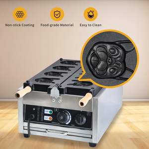 Gaufrier en forme de tête de chien commercial <span class=keywords><strong>Gaufre</strong></span> électrique en forme d'<span class=keywords><strong>animal</strong></span> pour le ménage pour les cadeaux - Product Image 3
