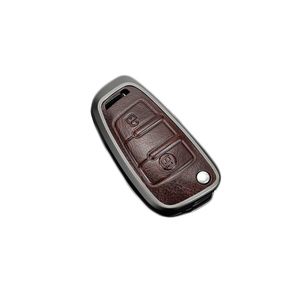 Funda duradera y resistente para llave de coche de cuero de aleación de aluminio que no se daña fácilmente para JAC - Product Image 1