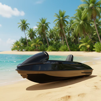 Mini Jet Ski Électrique Haute Vitesse avec Batterie au Lithium, Matériau ABS, 60 km/h, pour Divertissement Aquatique, Type Planche de Surf et Kart de Vitesse