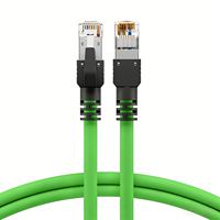 Cable Industrial Cat5e SF/UTP de Alta Flexibilidad, RJ45 a RJ45, Cable Ethernet Industrial con Cubierta de PVC y Cobre Multifilar
