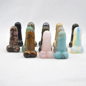 Cristal naturel de haute qualité pierre de guérison pénis gode sculpture cristal quartz <span class=keywords><strong>phallus</strong></span> pour décoration de bureau bijoux fabrication d'accessoires - Product Image 6