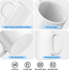 Tazas de Cerámica Personalizadas con Logotipo de 11 oz y 15 oz, Regalos, Obsequios Promocionales, Taza de Café de Cerámica Impresa, Fabricante de Tazas de Cerámica Personalizadas - Product Image 3