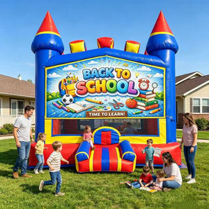 Castillo Inflable Personalizado con Temática de Fiesta de Graduación, <span class=keywords><strong>Casa</strong></span> de Brinco Inflable para Niños y Adultos, para Alquiler Comercial - Product Image 2