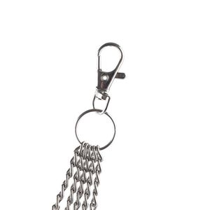 Chaîne de taille multicouche en métal, style punk, bijoux hip-hop pour jeans, tenue décontractée, ornement en chaîne d'argent tibétain - Product Image 3