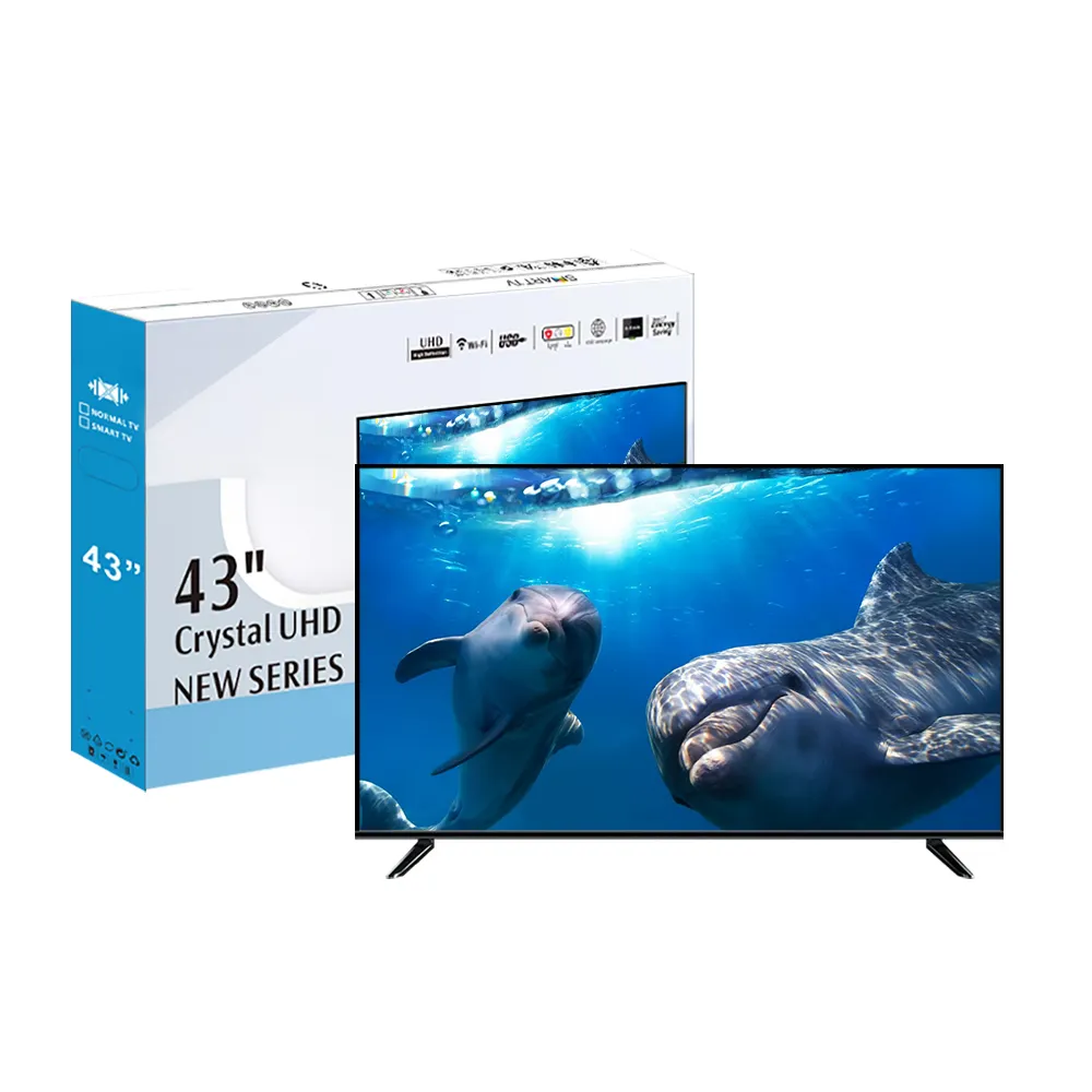 Fabrikant Smart Tv 43 Inch Ultra Hd 4K Led Tv Televisie 43 Inch Smart Tv