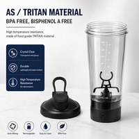 Bouteille shaker électrique rechargeable, gobelet mélangeur automatique de protéines en poudre, 15 oz, 20 oz, logo personnalisé, gym, fitness