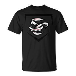 Maglietta Jarrell Storm Chasers, t-shirt nera con grafica dal design da baseball - Product Image 1