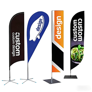 Drapeau promotionnel de publicité d'affaires d'accessoires d'affichage d'événement de sport extérieur de conception libre - Product Image 1