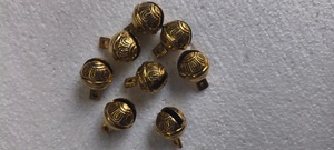 Campanas de Hada Antiguas Chapadas en Oro, para Fabricación de Joyería, Campanas de Vaca, Manualidades, Disfraces, Decoraciones, Accesorios, Proyectos Hechos a Mano - Product Image 3