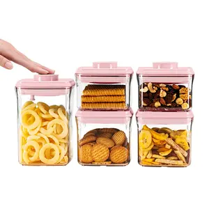 Ankou Food Grade Kitchen Spice Storage Tank Complementary Food Milk Powder Snacks Airtight Plastic Fresh-keeping Container Set