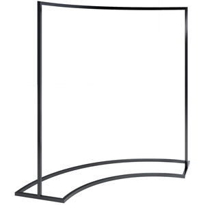 Negozio di abbigliamento in metallo di moda personalizzato che si adatta al negozio al dettaglio di abbigliamento per uomo espositore per vestiti neri - Product Image 4