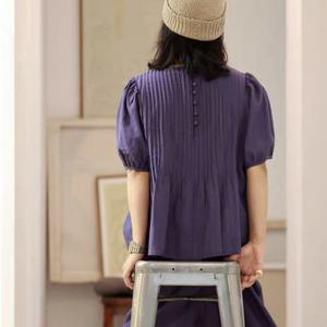 Camicie di lusso camicette da donna blusa <span class=keywords><strong>abbigliamento</strong></span> Casual da donna alla moda top donna del marchio del Vietnam - Product Image 4