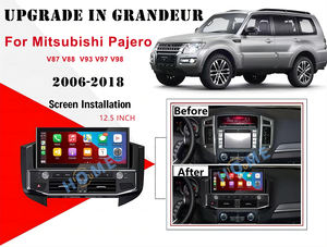 สำหรับมิตซูบิชิ ปาเจโร่ V87 <span class=keywords><strong>V88</strong></span> V93 V97 V98 ระบบแอนดรอยด์ 13 6G+128G เครื่องเล่นมัลติมีเดียในรถยนต์ ระบบนำทาง GPS รองรับ CarPlay หน้าจอวิดีโอสเตอริโอ - Product Image 3