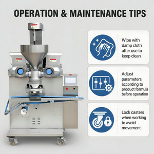 Machine de remplissage et d'enrobage entièrement automatique pour tamales, biscuits et gâteaux de lune, de bonne qualité - Product Image 2