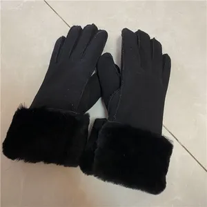 Fashion Warm Gloves Sheepskin Ladies