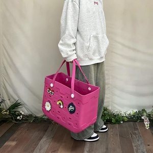 Nuova <span class=keywords><strong>Borsa</strong></span> Tote Bogg 2026 all'ingrosso, <span class=keywords><strong>media</strong></span>, in EVA, da spiaggia, per la spesa, con logo personalizzato, impermeabile, da viaggio, design aperto, <span class=keywords><strong>a</strong></span> <span class=keywords><strong>tracolla</strong></span>, resistente - Product Image 3