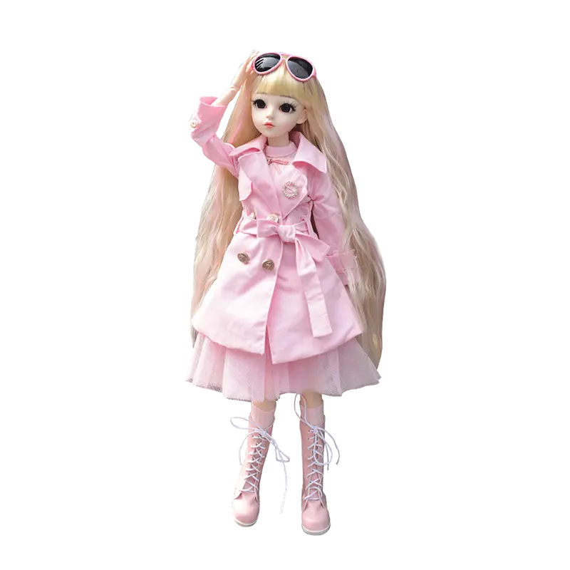 Wholesale Lovely Boneca Reborn Plastic girl doll set Accessories odrodzone bonecas renascidas 24 Inch Fashion Dolls for kid