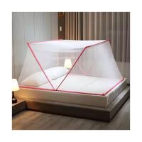 Ciel de Lit Pliable Anti-Moustiques Portable, Moustiquaire de Tente Repliable pour Lit
