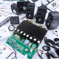 Taidacent 210W+210W Yüksek Güçlü Dijital Güç Amplifikatörü Kartı TDA8954 Amplifikatör Devresi 12-28V Güç Kaynağı Ev Amplifikatörü
