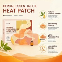 Patch chauffant auto-activant à l'huile essentielle et à l'armoise, 5 pièces/boîte, pour le soulagement des douleurs au cou, aux épaules et à la taille, bien-être