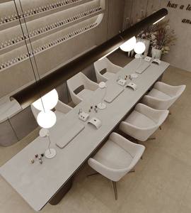 Diseño de Interiores de Lujo para Salón de Uñas y Peluquería Estilo Wabi Sabi |   Diseño y Solución Llave en Mano para Spa y Salón de Belleza Modernos - Product Image 2