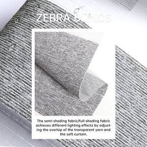 Persianas Enrollables Impermeables de Alta Calidad para Decoración del Hogar SAMADHI, Persianas Zebra Inalámbricas de Fábrica - Product Image 2