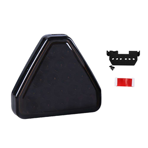 Feu stop arrière <span class=keywords><strong>de</strong></span> style <span class=keywords><strong>triangle</strong></span> F1 12V pour <span class=keywords><strong>voiture</strong></span>, signal d'avertissement <span class=keywords><strong>de</strong></span> freinage, nouvelle condition, feu stop arrière sport pour la sécurité <span class=keywords><strong>de</strong></span> la <span class=keywords><strong>voiture</strong></span>, feu stop pilote - Product Image 6