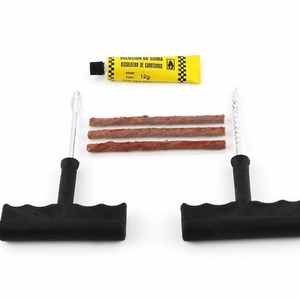 HONGFENG TOOLS Tubeless Tire Repair Kit 6 Pieces For Car And Motorcycle Emergency Use - Product Image 2