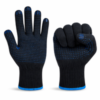 Gants de travail en PVC à points, CVC, respirants, lavables, réutilisables, antidérapants, sans latex, codés par couleur, pour la logistique, fabriqués au Vietnam