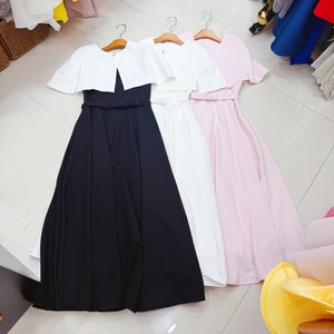 Vendita all'Ingrosso di <span class=keywords><strong>Abbigliamento</strong></span> Boutique, Elegante Abito da Donna <span class=keywords><strong>Stile</strong></span> Scialle con Dettagli a Contrasto di Colore - Product Image 1