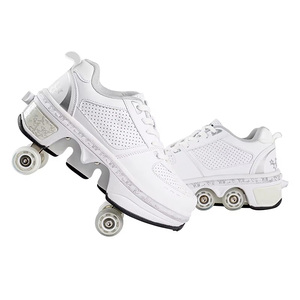 Patins à roulettes 2-en-1 <span class=keywords><strong>pour</strong></span> enfants, respirants, à lacets, durables, réglables, <span class=keywords><strong>pour</strong></span> l'entraînement - Product Image 2