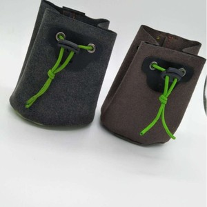 Bolsa para tirachinas Ztc443, diseño de fieltro con cordón, bolsa portátil para bolas de acero para uso en exteriores - Product Image 1