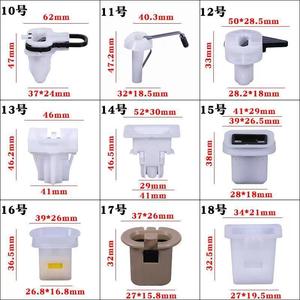Clips de ceinture de sécurité arrière de voiture, attaches en plastique pour remplacement et réparation, pièces intérieures automobiles - Product Image 4