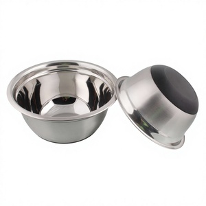 Stainless Steel Polished Classic Eco-Friendly Anti-Skid Uncoated <b>Camping</b> Bowl - Product Image 3