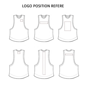 Vente en gros Débardeur pour hommes avec logo personnalisé Polyester Workout Gym Y Back Stringer - Product Image 6