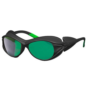 Lunettes de protection Shenzhen, monture noire, lentille de 2 mm, transmission lumineuse de 40 %, pour la protection contre les rayonnements lumineux, avec monture réglable - Product Image 2