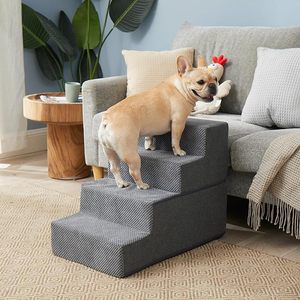 Chengjun 61*38*46cm 4-traps grote op maat gemaakte opvouwbare trap met ritssluiting, handvat, traagschuim en wasbare hoes voor huisdieren - Product Image 6