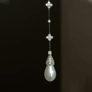 Collier en argent pur S925, design goutte d'eau, luxe exquis, haut de gamme, tentation, zircon scintillant, douce lumière, niche - Product Image 5