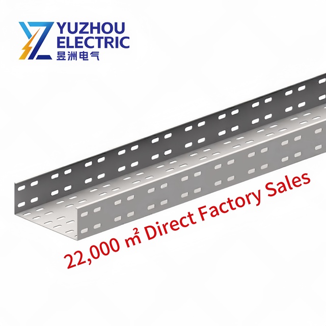 Ventilated Perforated 304 Stainless Steel Cable Ladder Support Tray with 200kg-250kg Capacity for Construction and Cable Laying