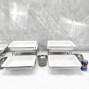 Suministros al por Mayor para Hoteles, Soporte de Exhibición de Alimentos de Cerámica de 3 Niveles, Exhibidores para Catering, Bandejas Elevadas para Buffet, Bandejas para Servir Fácilmente - Product Image 6