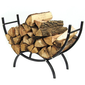 Support à bûches demi-rond <span class=keywords><strong>pour</strong></span> le stockage du <span class=keywords><strong>bois</strong></span>, support incurvé <span class=keywords><strong>pour</strong></span> le stockage du <span class=keywords><strong>bois</strong></span> d'extérieur et d'intérieur, support à bûches <span class=keywords><strong>pour</strong></span> cheminée - Product Image 3