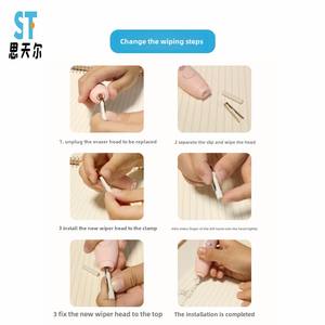 <span class=keywords><strong>Gomme</strong></span> <span class=keywords><strong>électrique</strong></span> <span class=keywords><strong>rechargeable</strong></span> Kidsren Modèle de calligraphie à crayon rotatif automatique facile à effacer pour la pratique des étudiants - Product Image 3