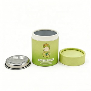 Envase Biodegradable Personalizado con Impresión de Tinta de Soya, Tubo Redondo para Alimentos, Lata para Té, Café, Matcha en Polvo, Especias y Frutos Secos - Product Image 4