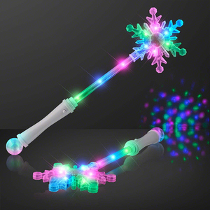 Led ánh sáng lên đông lạnh bông tuyết Wands Glow Sticks đồ chơi cho trẻ em Giáng sinh nhật trang phục công chúa bên trang trí nguồn cung cấp - Product Image 5