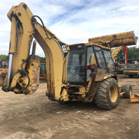 Gepflegte Qualität zuverlässig CAT426 gebrauchter Radlader schlepp barer Bagger lader auf Lager