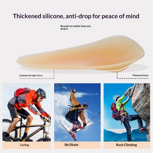 Duurzame, onzichtbare siliconen heup- en billenpads voor heren- en damesondergoed, bodysuit shaper, comfortabele druppelvorm - Product Image 2