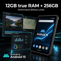 Tablette robuste Android 11 pouces, étanche, entièrement robuste, IP68, Android 15, stockage 256 Go, processeur MT6878, batterie 20000 mAh, MIL-STD-810H